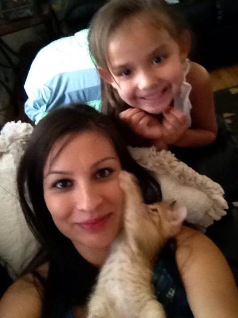 My loves lol..
#niece #kitty #family