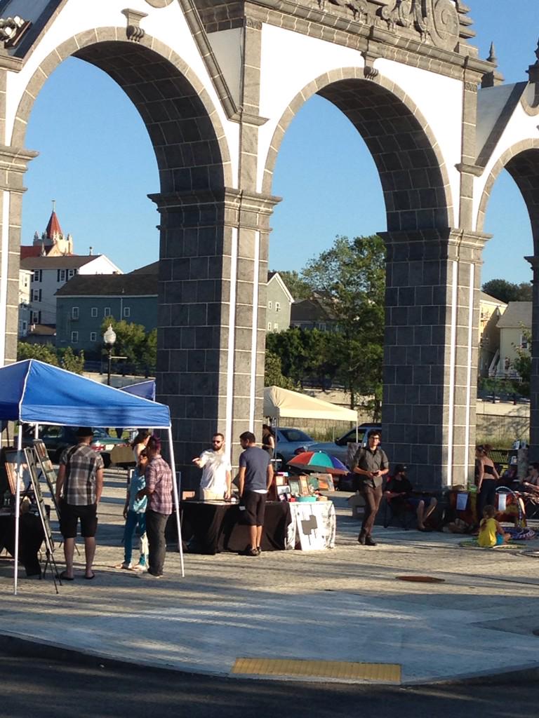 Artists' Alley is set up at the Gates of the City <a href="/AHAFallRiver/">AHA Fall River</a>