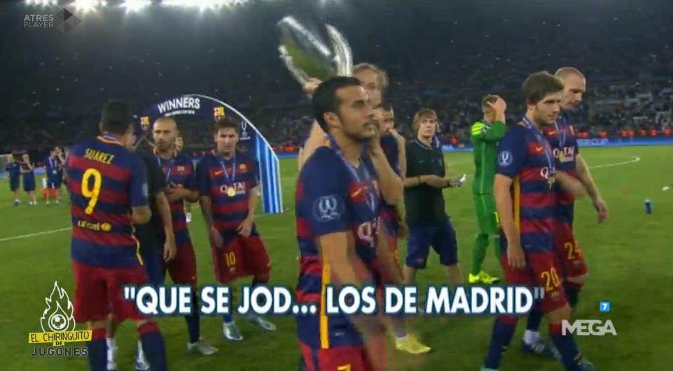 elchiringuitotv's tweet photo. IMÁGENES EN PRIMICIA de #ElChiringuitoDeMega ¡¡¡OJO a las palabras de Gerard Piqué sobre el Madrid!!! http://t.co/6suj6FPaGT