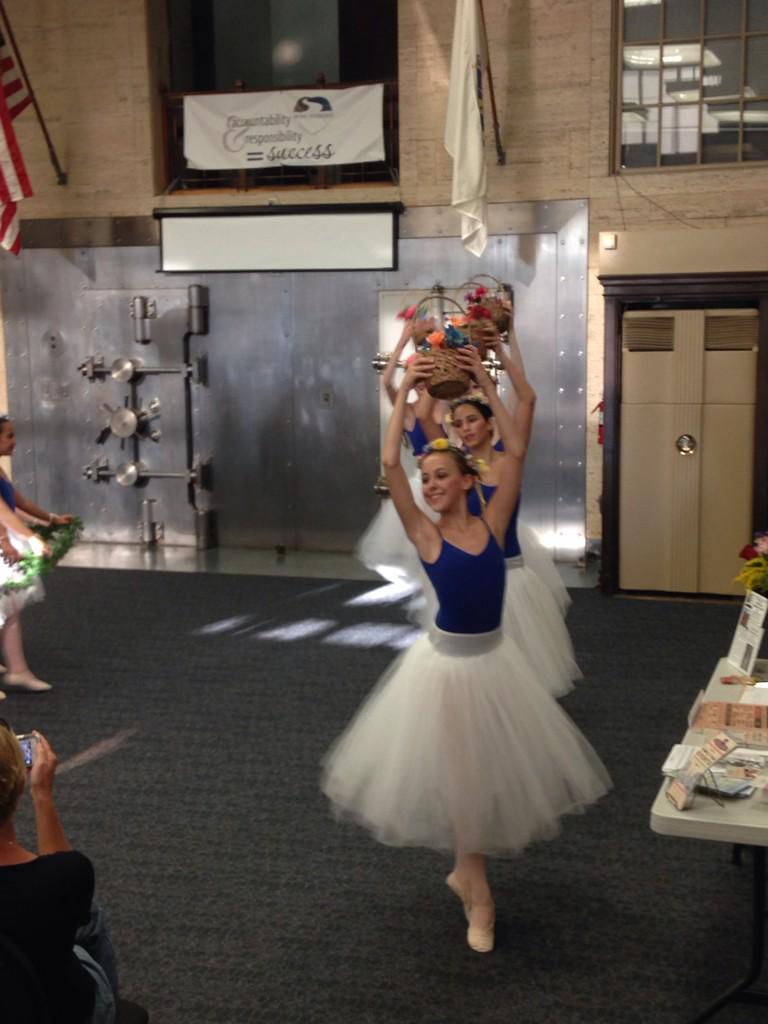 Spindle City Ballet performing at @peopleincorp as part of <a href="/AHAFallRiver/">AHA Fall River</a>