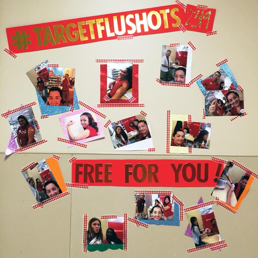 KalenaNguyen's tweet photo. Flu shot selfies?!! T2319 team members are all about that!! #targetflushots2319 #flushotkickoff #flu http://t.co/dkM0bKXDxj