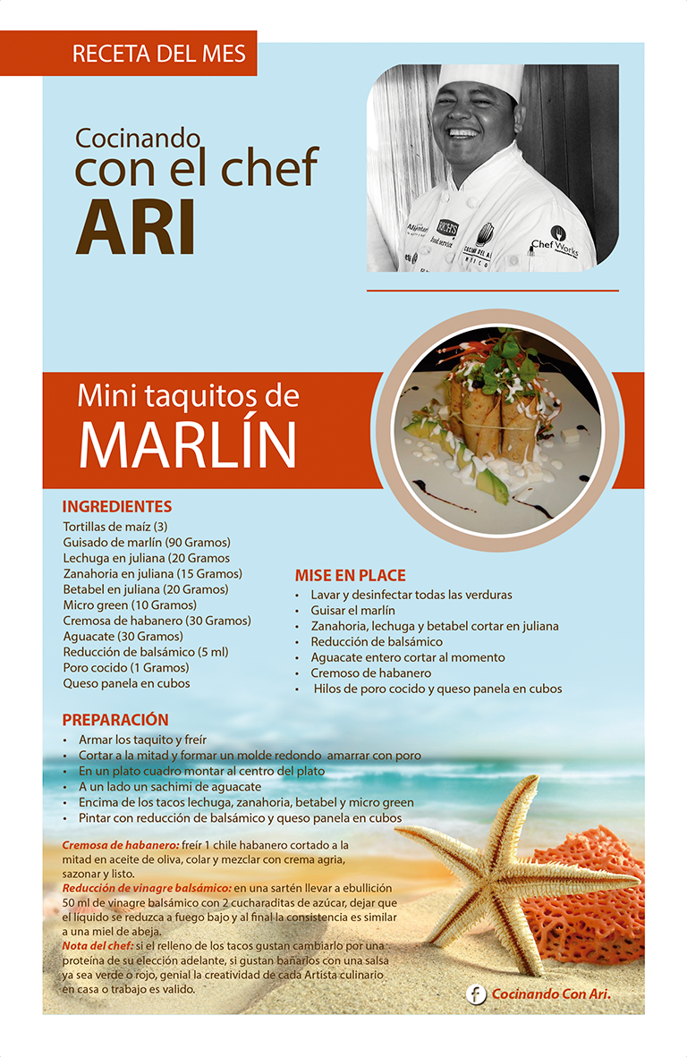 plazamagcabo's tweet photo. Receta del mes! MINI TAQUITOS DE MARLÍN. Por el Chef ARI!
#loscabos #cocinandoconari #gourmet #recetas #chef #tacos http://t.co/xfQviA0UPb