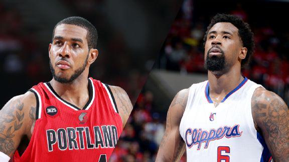 espn's tweet photo. How fun is 11/11? LaMarcus Aldridge returns to Portland. DeAndre Jordan plays in Dallas. More: http://t.co/qkhdF7c2DA http://t.co/PVh0nWnE9b