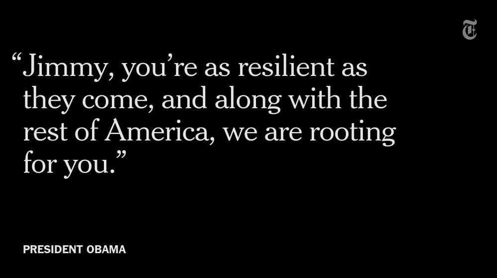 nytimes's tweet photo. President Obama wished Jimmy Carter a quick recovery http://t.co/1DgKHoeIrD http://t.co/2P8gAxM4kl