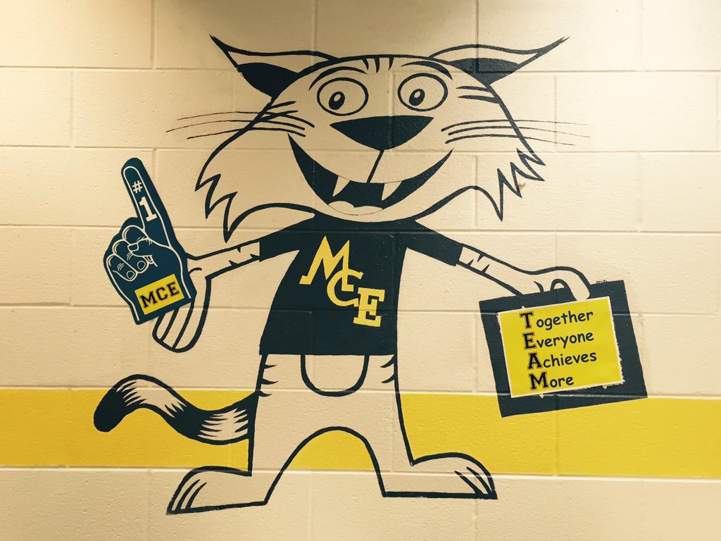 MCECats's tweet photo. Let's Roll!  MCE is ready for a great year!  See you tomorrow!!! http://t.co/mZPEEB0wmT