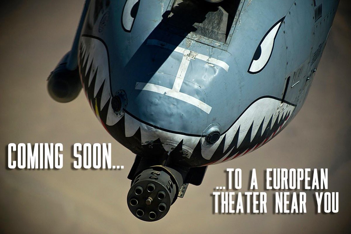The #AirForce will deploy 12 A-10s to Europe this fall. 1.usa.gov/1DG96Jv @HQUSAFEPA