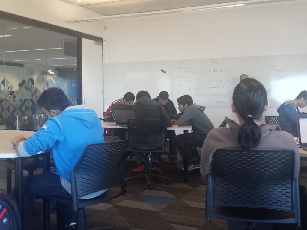 MITsvoiceNZ's tweet photo. Students hard at work discussing ethics! - Laz http://t.co/ck8CTNoFxE