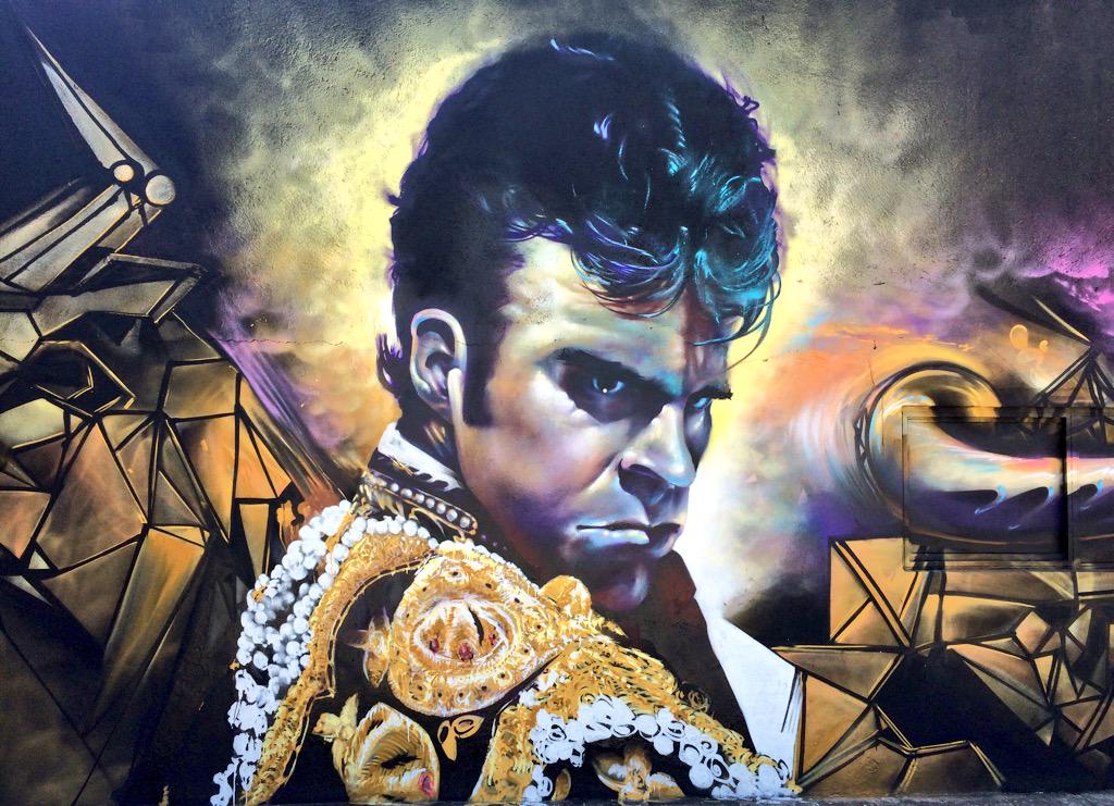 AguascalientesN's tweet photo. Este es uno de los murales que hay al sur de la ciudad. Rayar paredes también puede ser arte. #Aguascalientes http://t.co/mp0fcE41dV