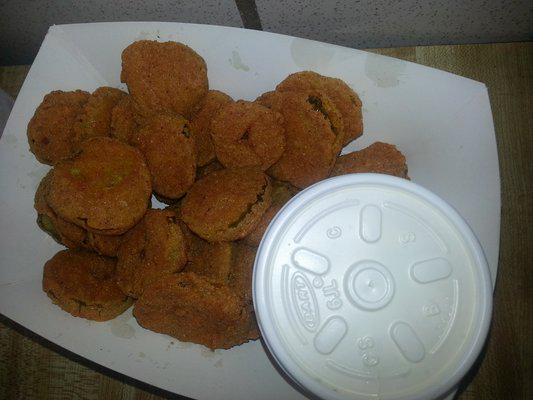 Mytiburger's tweet photo. Yum! Fried pickles are delicious! #fried #pickles #myti http://t.co/mseFeCHKkk