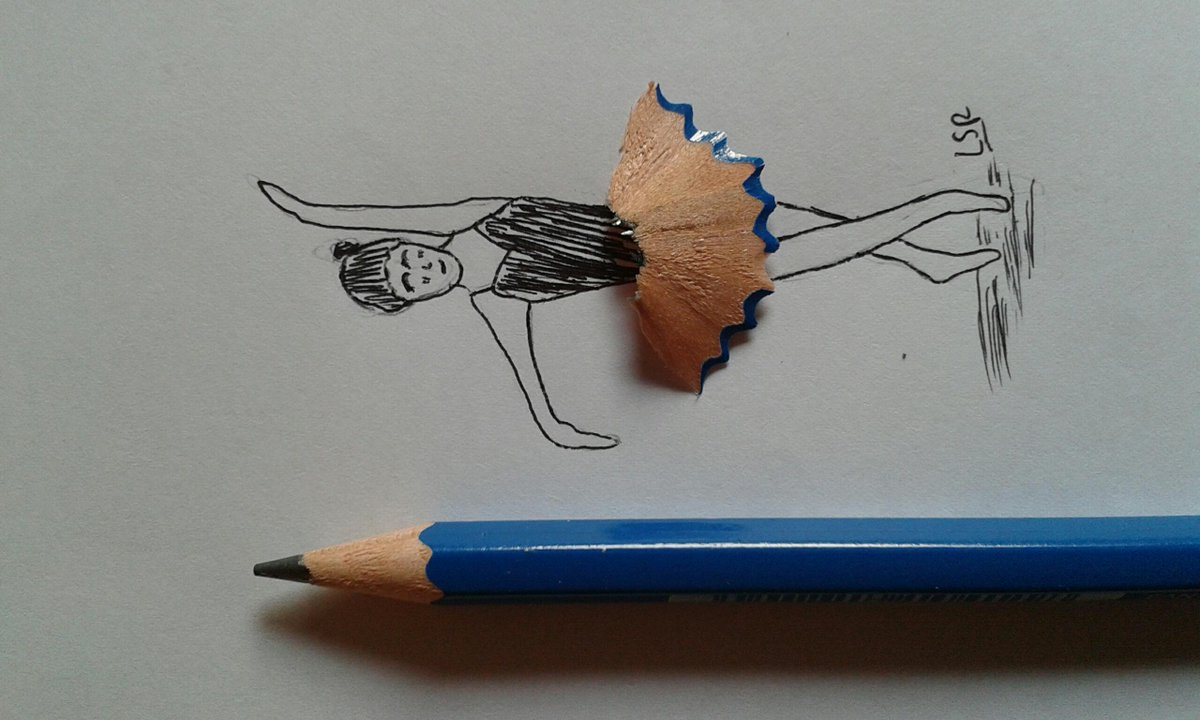 Berhubung gak bisa main balet jadi di gambar aja deh :p <a href="/IMS_NET/">IndonesiaMorningShow</a> #IMS_balet