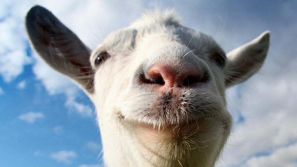 IGN's tweet photo. Our free iOS game of the month is Goat Simulator! http://t.co/IgBUGRaCMC http://t.co/nQgWqTu9tr