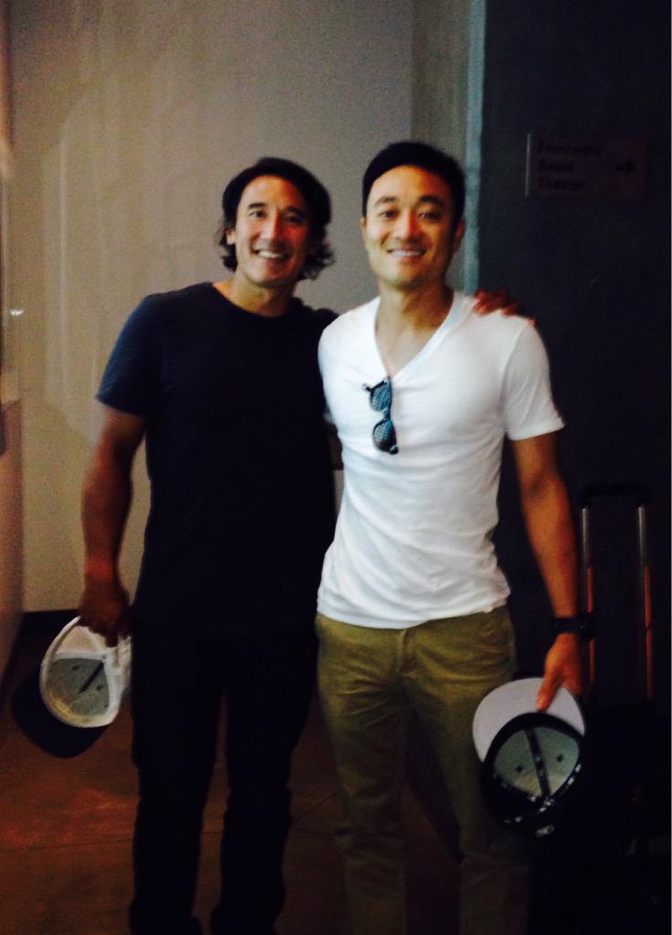 eatfiber's tweet photo. Met Jimmy Chin! Go check out his new film MERU premiering Friday. It's EPIC! #jimmychin #merufilm http://t.co/Q20mp024NF
