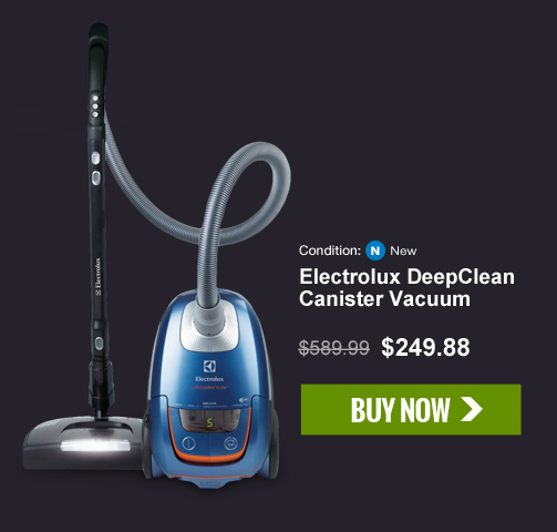 #SummerDeals Save more than 50% off this Electrolux DeepClean Canister Vacuum! Shop Now » bit.ly/1L6tmqc