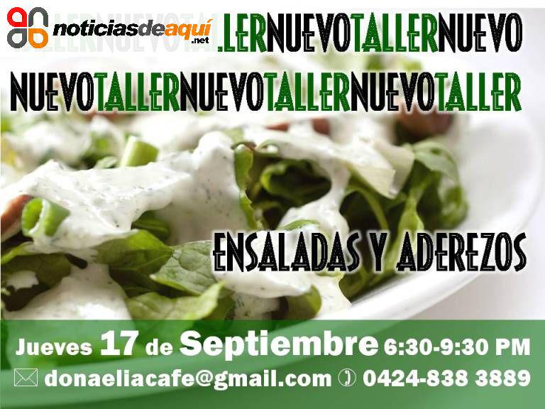 NoticiasdeAqui's tweet photo. ¿Te aburre comer siempre las mismas ensaladas? Participa en el Taller de @eliagma Info: 04248383889 #Lecheria http://t.co/6vlO4eOT82