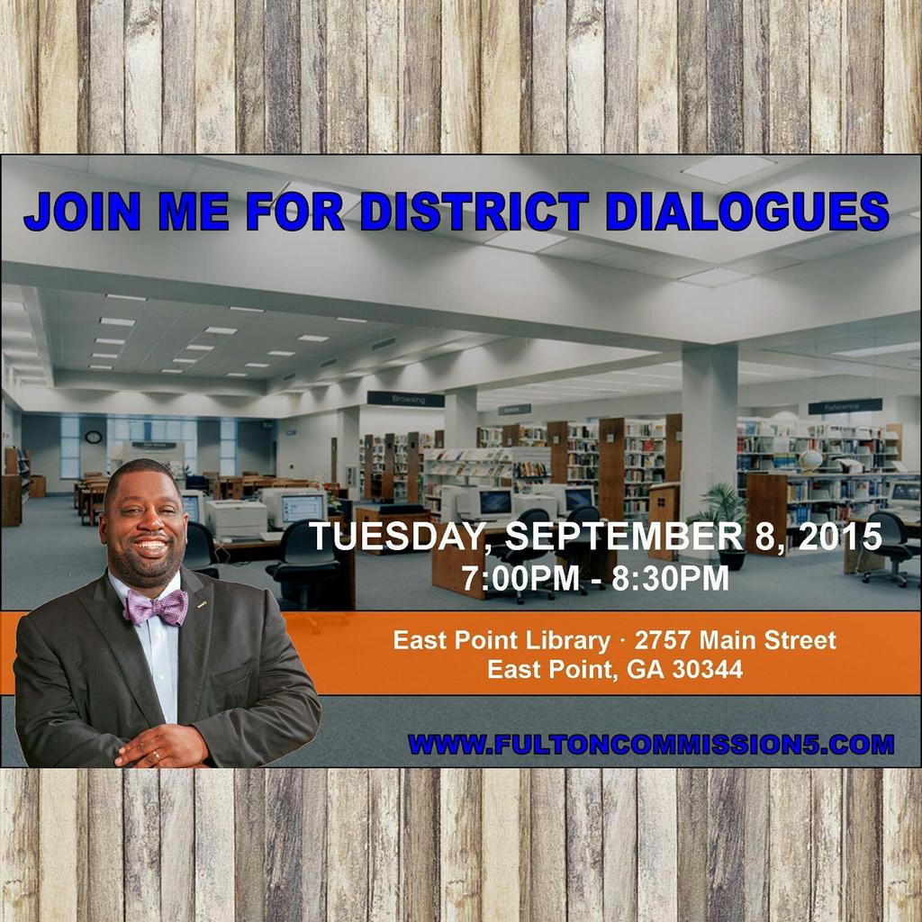 FultonComm5's tweet photo. Save the Date # DistrictDialogues #FultonComm5 #CommArrington @marvinarrington http://t.co/zd0735Qos5