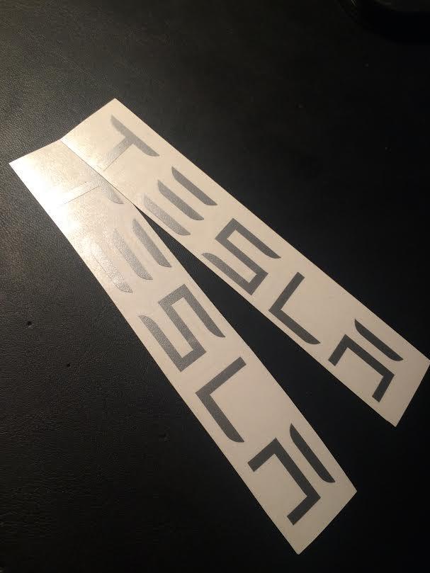PanjoMarket's tweet image. purchased on panjo: #Tesla door stickers #shareyourstuff