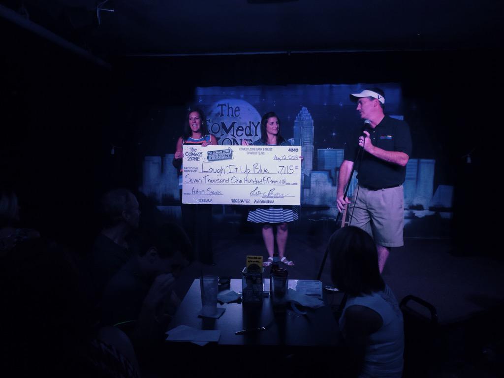 We helped raise more than 7k for <a href="/AutismSpeaksCLT/">AutismSpeaksNC</a> tonight!! Thanks for letting us be a part of your night!