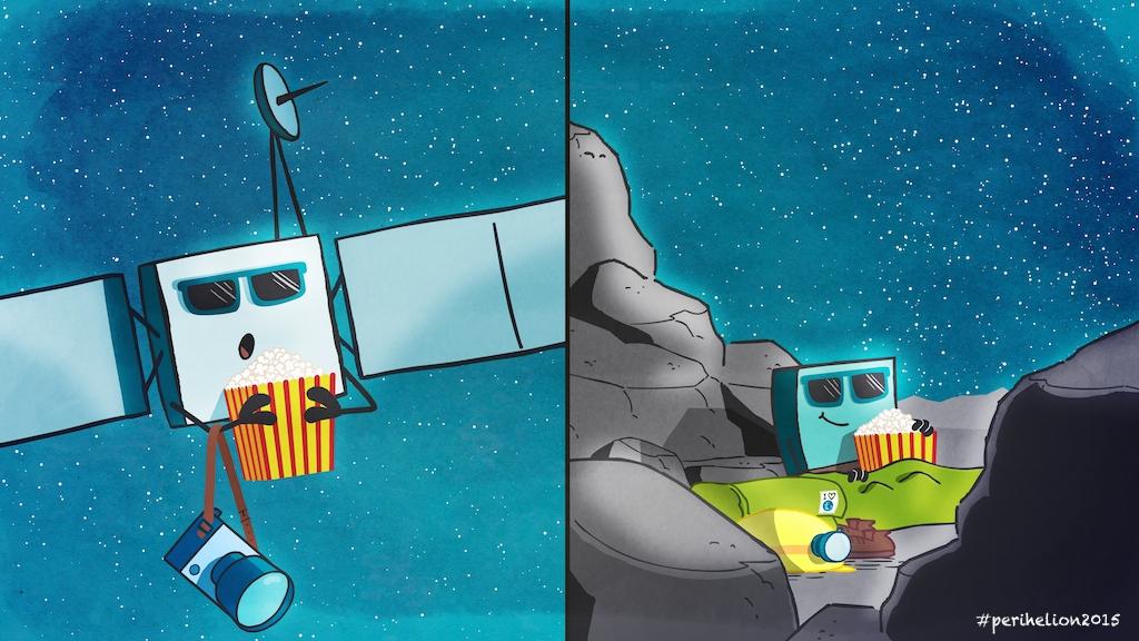 esascience's tweet photo. Last night, at 04:03 CEST, @ESA_Rosetta was busy observing #perihelion2015! More later today: http://t.co/T6gf2TRL1h http://t.co/lvUtQK1MXK