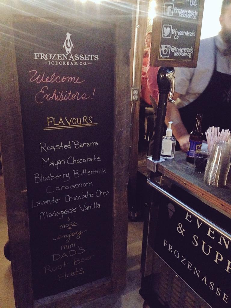 TheCommonsYYC's tweet photo. Enjoying hand crafted #icecream from @FrozenAssetsCo for the @BridalExpoYYC vendor event here @TheCommonsYYC! #yyc http://t.co/zJMefi2O2G