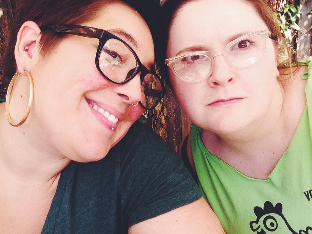 It was SO HOT at the farmers market today, but I had this cool lady to keep me going.