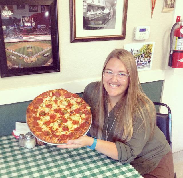 Strobellispizza's tweet photo. Peppy Jenny 14" Cali Pizza $14.99 Pepperoni, Artichoke Hearts, Pineapple, Jalapeno #pizza #backtoschool #pizzalovers http://t.co/7j0hIj2ouo