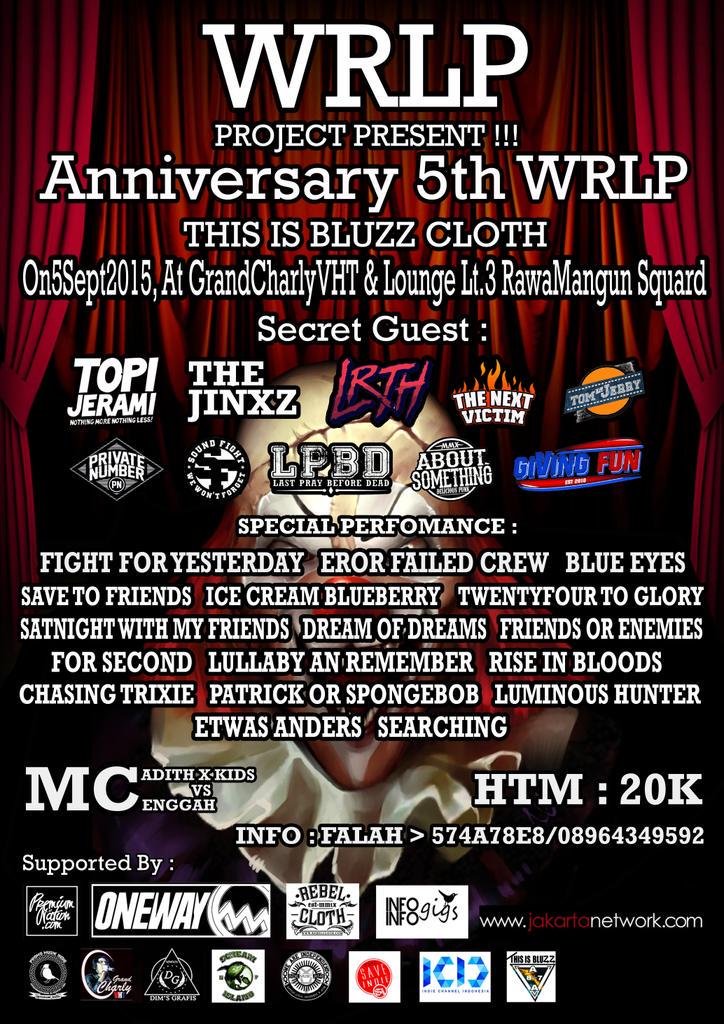 Hello, sampai ketemu tgl 5september ya. Htm 20k !!!