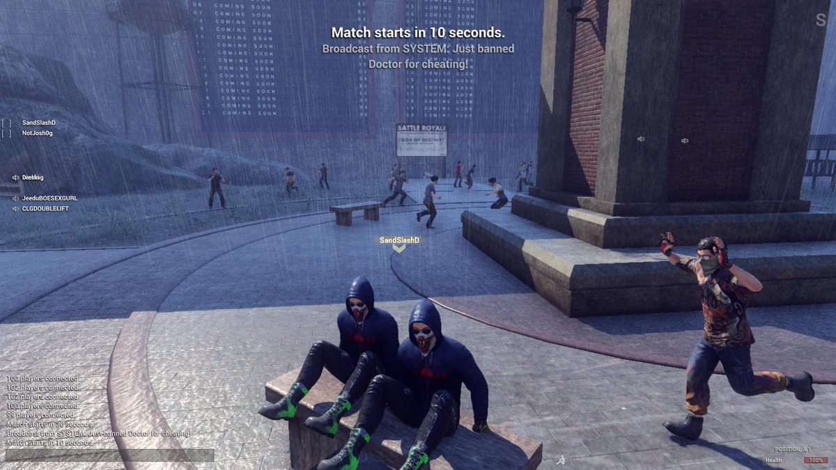 CptTwinkletoe's tweet photo. @H1Z1game  #BRbadass Why BRbadass you say?becuse when me and my clownCREW start the BRCarnival, the laughter go to us http://t.co/n93ubtatU9