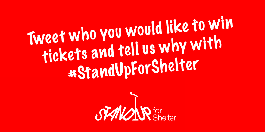 shelterscotland's tweet photo. Who do you know that needs a laugh? Tweet us why we should send them to #StandUpForShelter. The best reason will win! http://t.co/KKCrTYYOPE