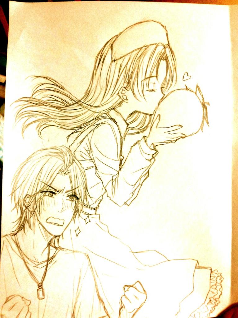 ほんとは若瀬尾堀鹿瞭都も描いてたけど似たような絵量産してもなーってことでリサイクルだけおいとくね 