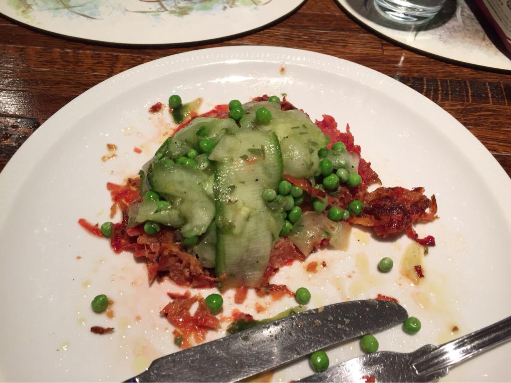 emkma's tweet photo. @NigelSlater great idea for a midweek dinner - courgette cake (with beetroot) - thank you!!! http://t.co/XcFg7j3UKV