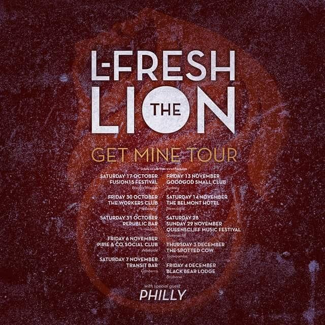 Going on tour with <a href="/LFRESHTHELION/">L-FRESH The LION</a> 
Can't wait to perform and meet some cool people along the way 😁