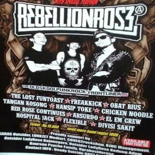 Cuplikan flayer tgl 23 agustus.berdanska lagi yess.Ada <a href="/RebellionRose/">Rebellion Rose</a> yg mampir di Bojonegoro juga.let's go pogo!!🙌