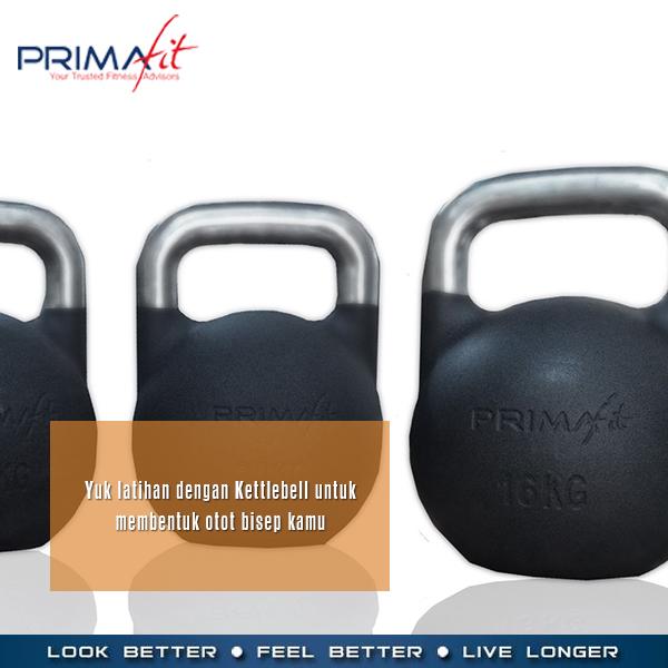Suka dengan latihan Kettlebell untuk membentuk otot bisep kamu? Yuk miliki alatnya sekarang! :)