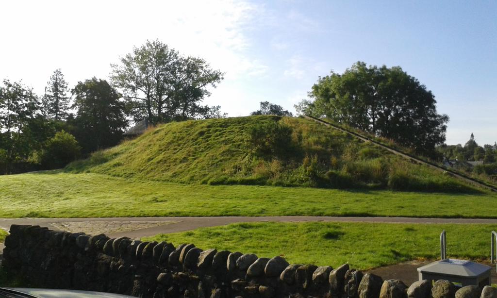 NTS_archaeology's tweet image. Another day, another #motte. This time in #Callendar on way to meeting about @N_T_S Ben Lawers in Killin.