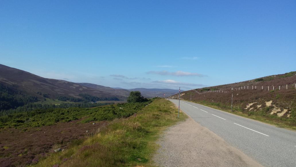 Fantastic weather climbing the second highest public road in UK today. Not getting any easier.