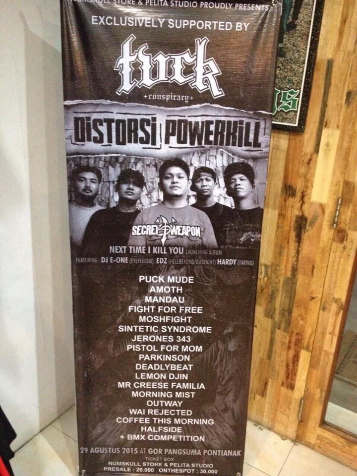 Exclusively Supported By. <a href="/tvck_cons/">tvck conspiracy</a> | 29 Agustus 2015 at Gor Pangsuma Pontianak | #Respect #DistorsiPowerKill