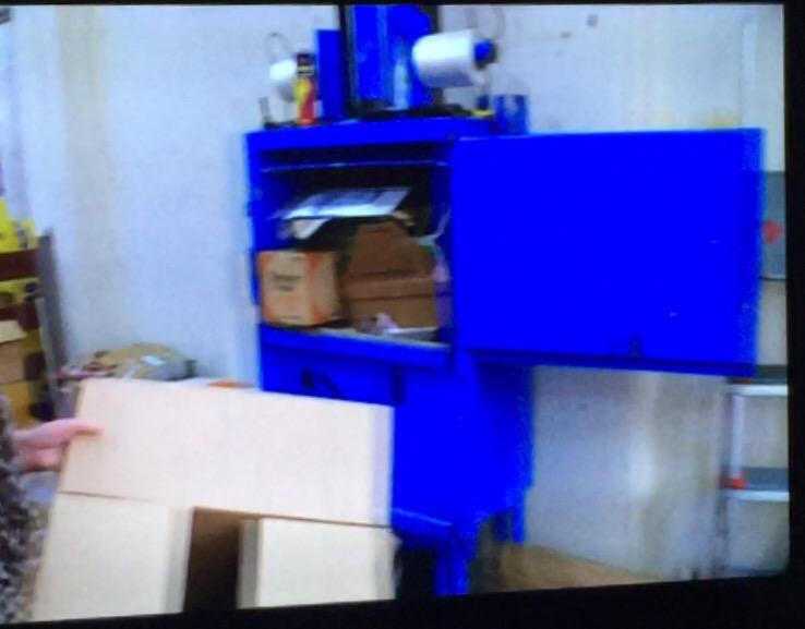 Yes it was indeed the handsome #Miltek 102 making a guest appearance on #BBC1 last night #recycle #waste #compact