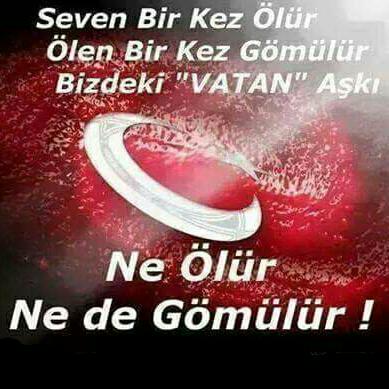 Vatan aşkı. . .