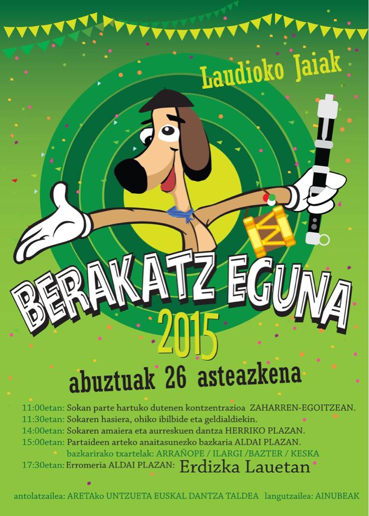 #BerakatzEguna2015 <a href="/aiaraldea/">Aiaraldea.eus</a> <a href="/LaudiokoJaiakK/">Jaiak Koordinakundea</a> <a href="/ainubeak/">Ainubeak</a> <a href="/Radiollodio/">Radio Llodio</a> <a href="/uhinak/">Uhinak Irratia</a> <a href="/zaraobedigital/">Zaraobe Digital</a>