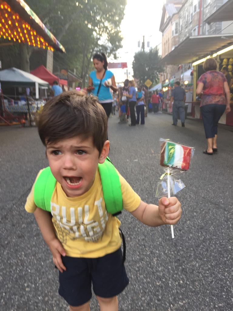 JackFXK's tweet photo. What?!?  There’s no candy wheel at the Italian fest this year? http://t.co/1BLuiO29t2