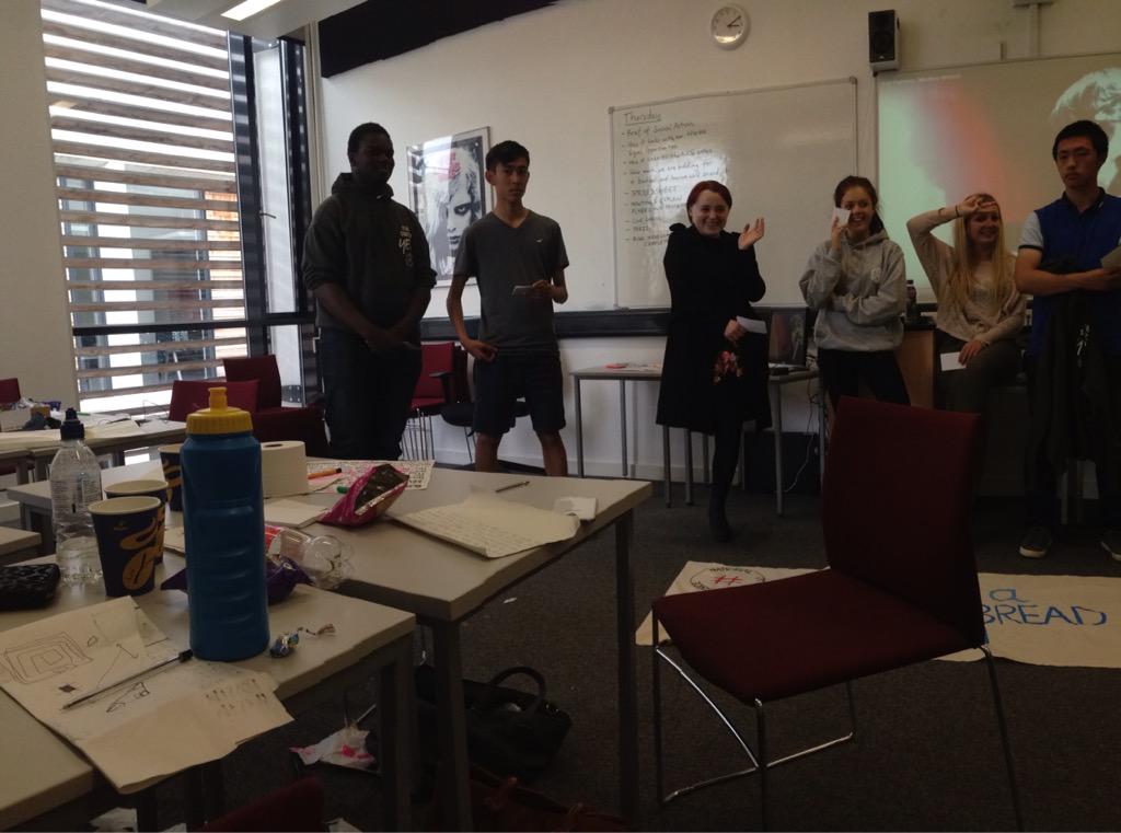 NickAlbion47's tweet photo. practising for our dragons den pitch tomorrow! hoping to be given £150 to fund our @StockdalesMcr fun day! 💸 http://t.co/2quvG2k4M0