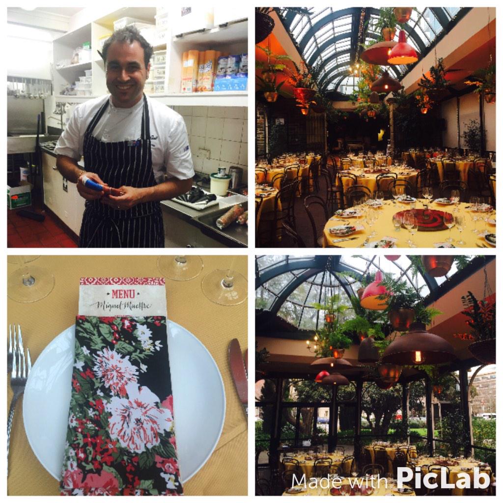 Kelcoleman's tweet photo. Thank you to @TheCrazyBull Miguel tonight for an amazing dinning for our guests! 👌❤️💃 http://t.co/g2USR4oFHW