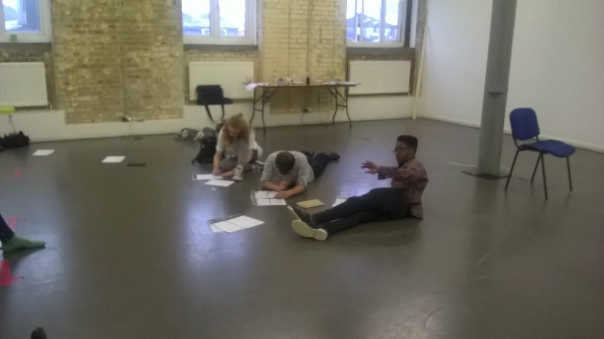 Equapoise's tweet photo. Another day, another rehearsal. And today we are in the amazing @IceHouseQuarter. #ThePromisePlay , #ThunderyThursday http://t.co/LZx66Y02Q6