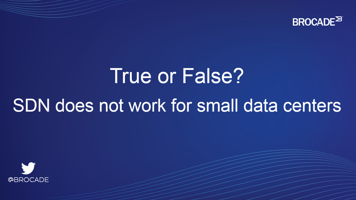 Brocade's tweet photo. A closer look at #SDN - The myths and misconceptions of Software Defined Networks http://t.co/ny1fdx3CTd http://t.co/KRx3rX3j4V