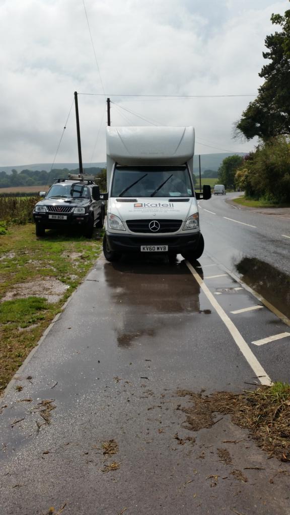 Seagulleo's tweet photo. First in an ocassional series. Cycle lane, Lewes, Sussex. #antisocialdrivers http://t.co/pAg9vzsUgp