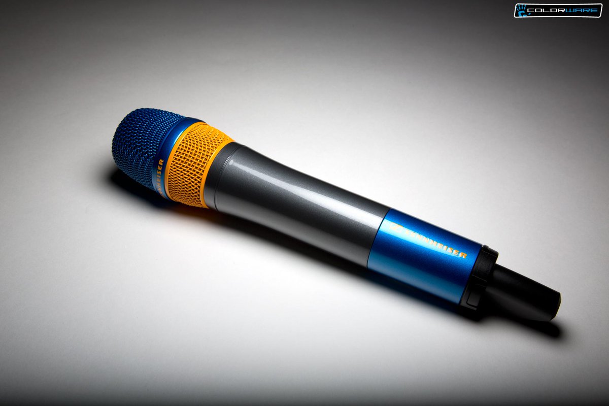 ColorWare's tweet photo. Very sharp looking #ColorWare custom @SennheiserUSA mic. Design your own here: http://t.co/GSywVyD8Uu http://t.co/ZFMwLF7WlQ