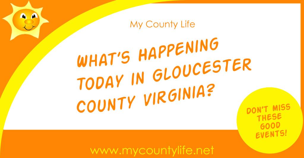 GoodNewsGloCo's tweet photo. What’s Happening in Beautiful Gloucester County VA – August 13, 2015 https://t.co/PIGlUb7OsG http://t.co/KjEr6Y4Ams