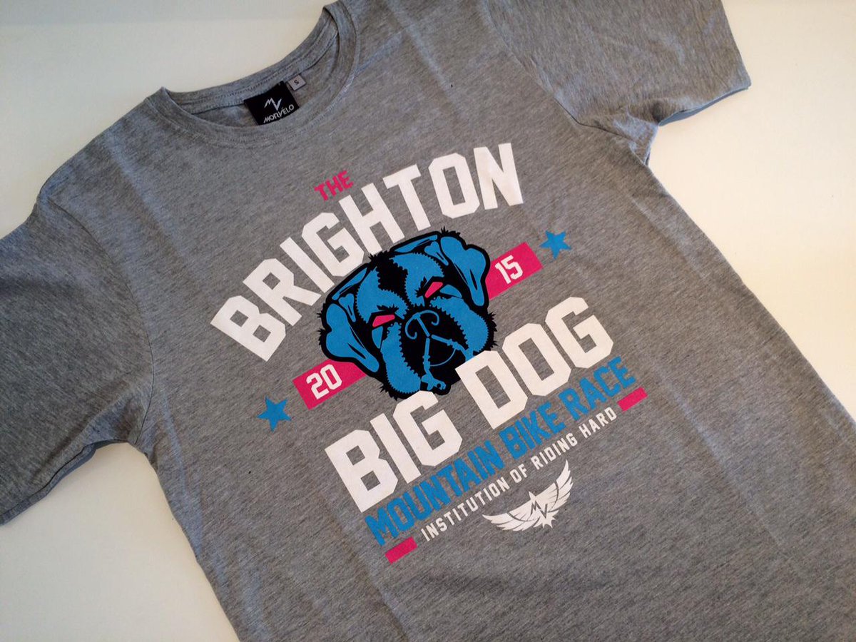 Brighton Big Dog 2015 T-Shirts from <a href="/Morvelo/">Morvélo</a> are here. For sale on race day.