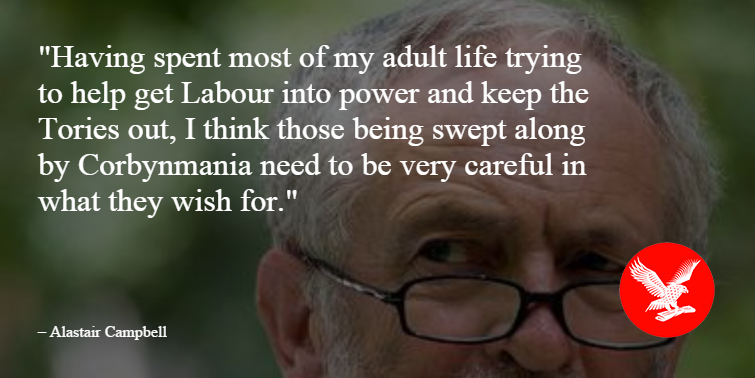 IndyVoices's tweet photo. Here are the 5 reasons why you should vote for anyone but Corbyn, says Alastair Campbell http://t.co/kSCuhbhz59 http://t.co/XGpp8jVIbU