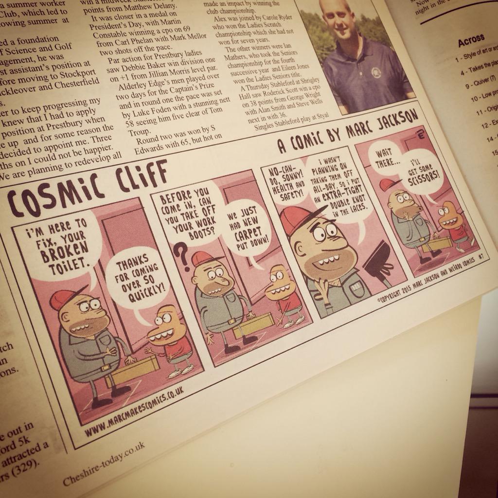 MARCmakescomics's tweet photo. Any plumbers out there who've ever said this? This actually happened to me #Macchour #CosmicCliff http://t.co/gwIGmS4kxd